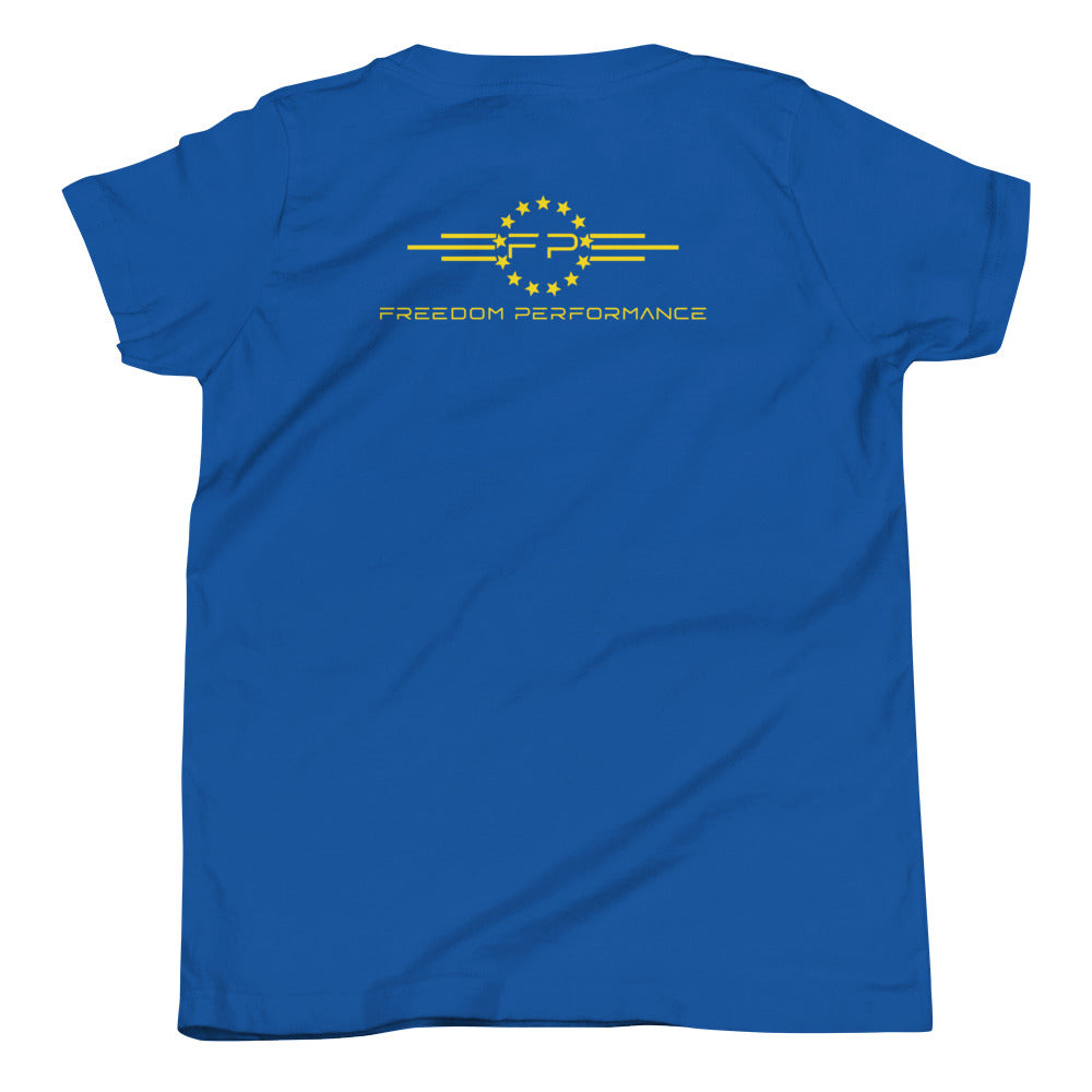 FP Youth Short Sleeve T-Shirt (BLUE X GOLD)