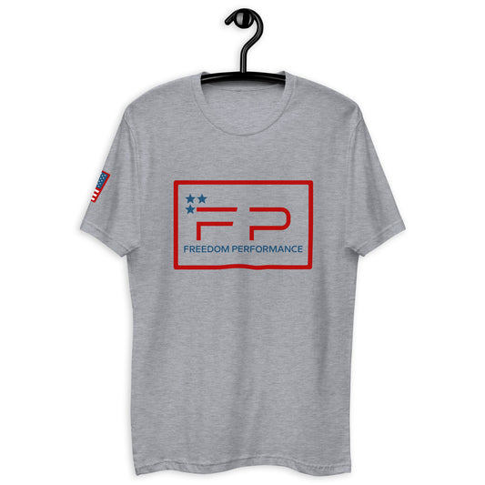 FP Short Sleeve T-shirt Blue Letters