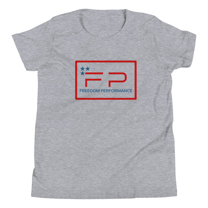 FP Youth Short Sleeve T-Shirt Blue Letters