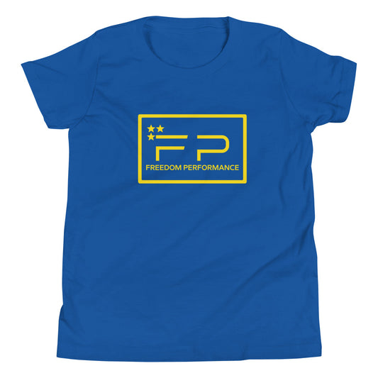 FP Youth Short Sleeve T-Shirt (BLUE X GOLD)