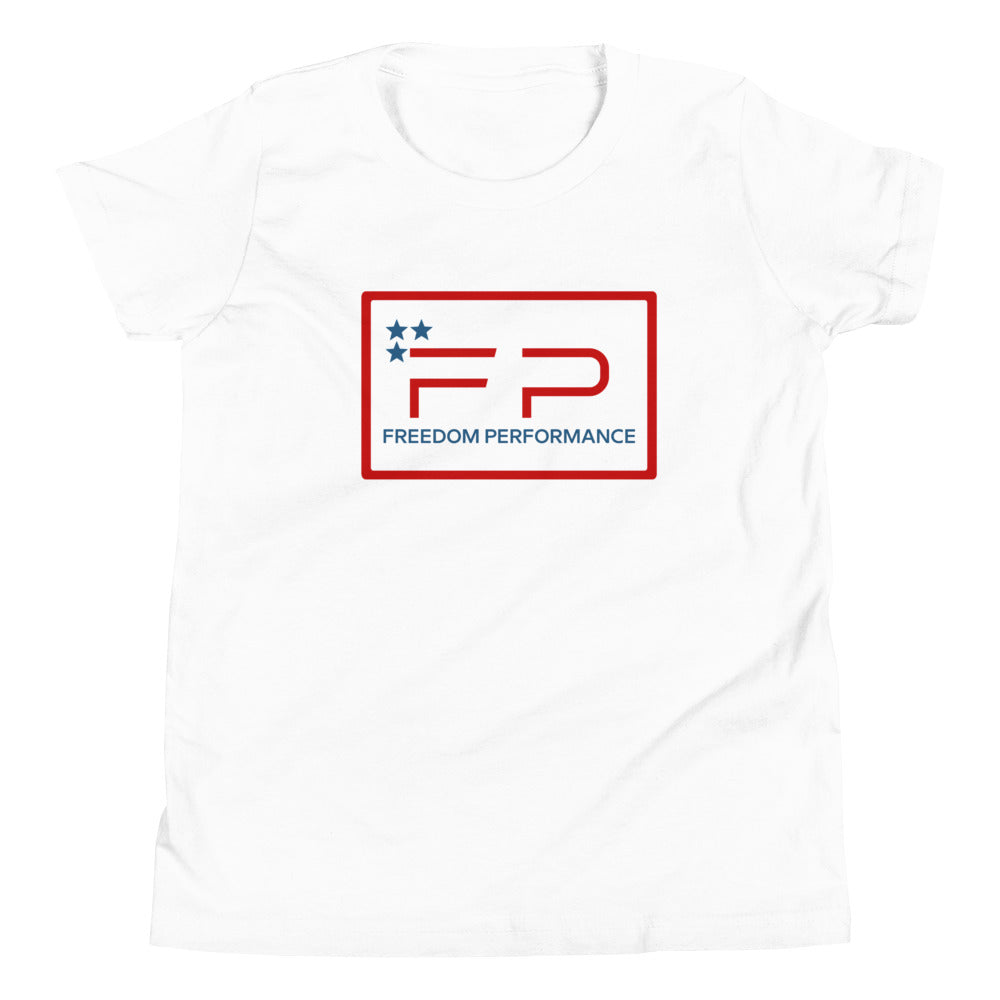 FP Youth Short Sleeve T-Shirt Blue Letters